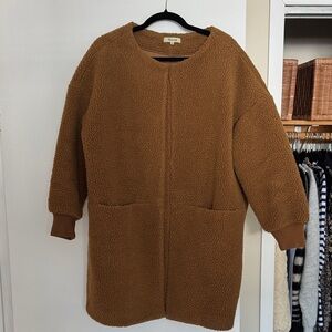 Madewell Brown Teddy Jacket